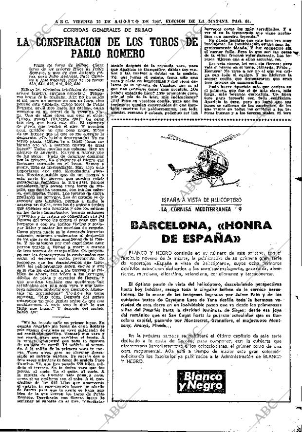 ABC MADRID 25-08-1967 página 51