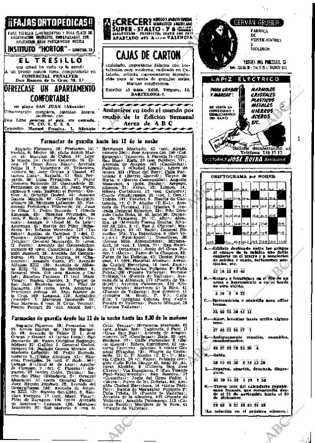 ABC MADRID 25-08-1967 página 71