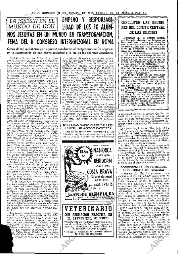 ABC MADRID 27-08-1967 página 51