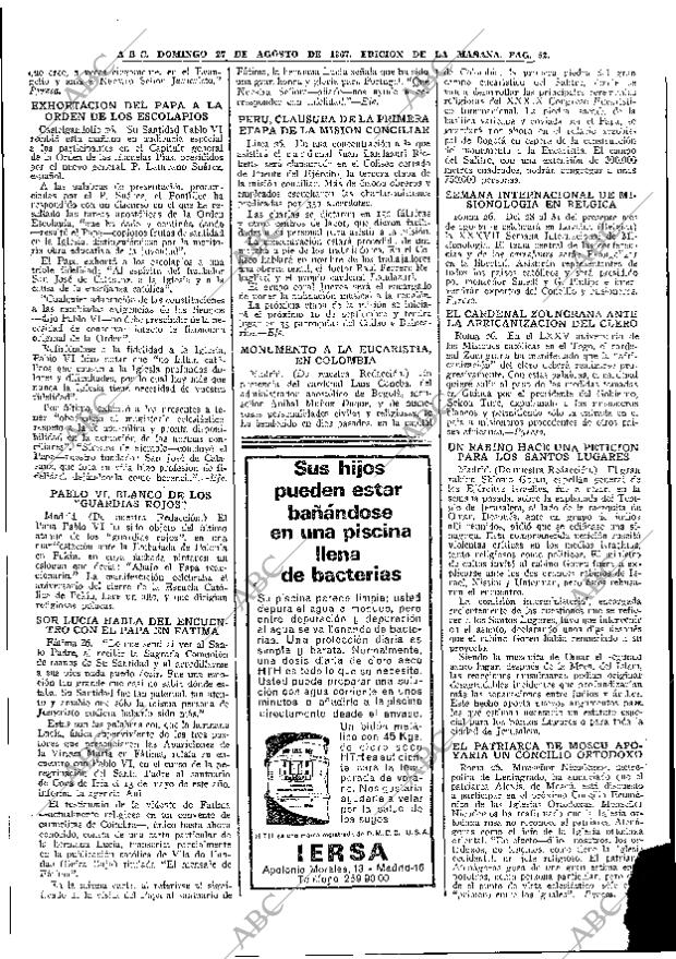ABC MADRID 27-08-1967 página 52
