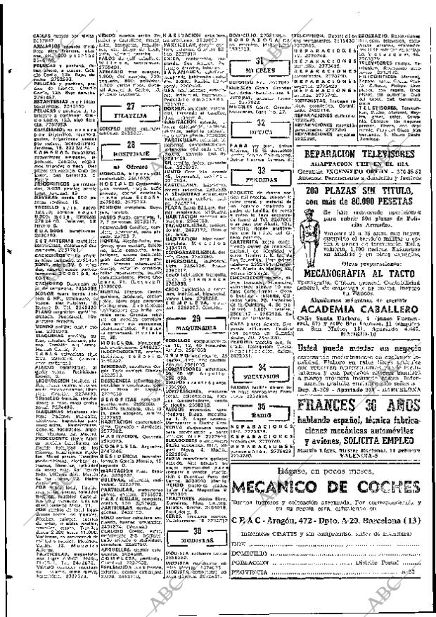 ABC MADRID 27-08-1967 página 96