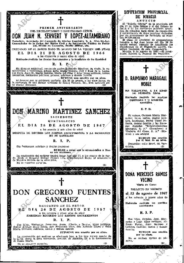 ABC MADRID 27-08-1967 página 97