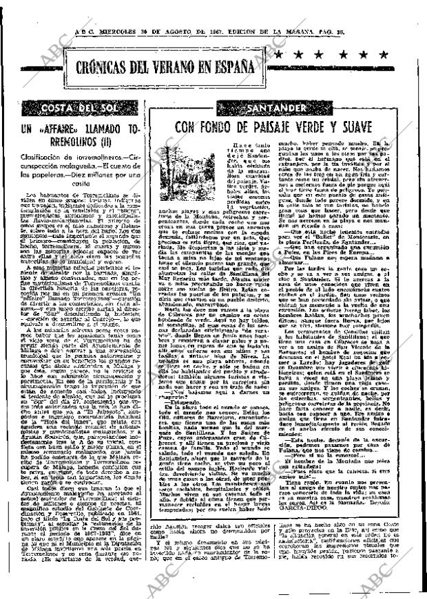 ABC MADRID 30-08-1967 página 36