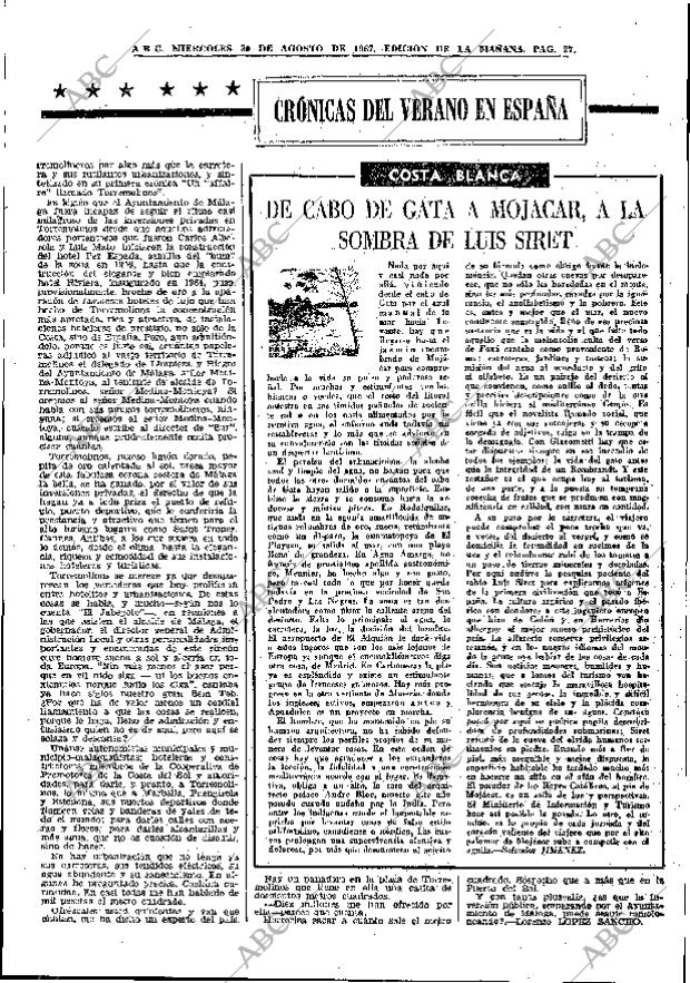 ABC MADRID 30-08-1967 página 37