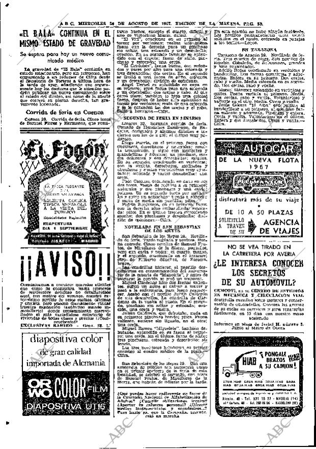 ABC MADRID 30-08-1967 página 56