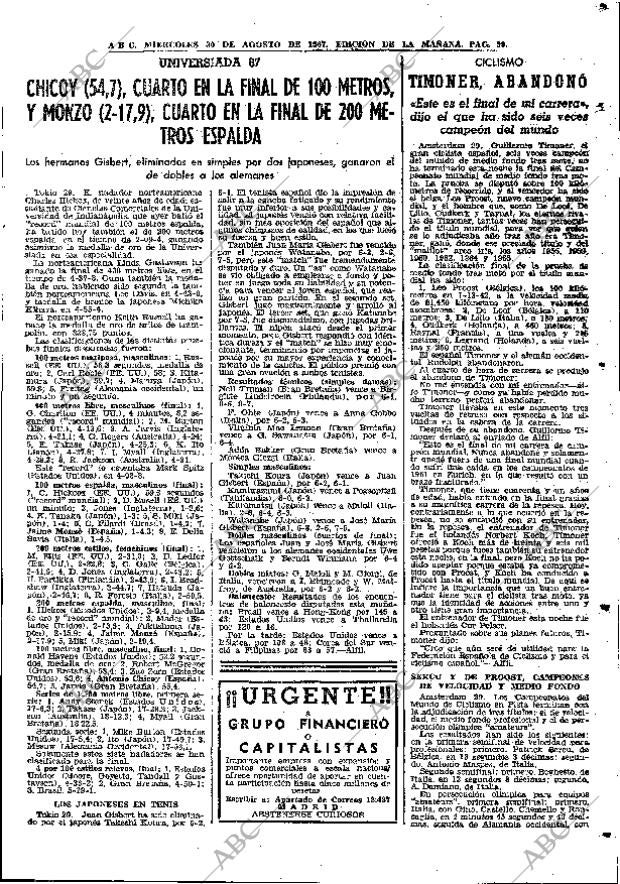 ABC MADRID 30-08-1967 página 59