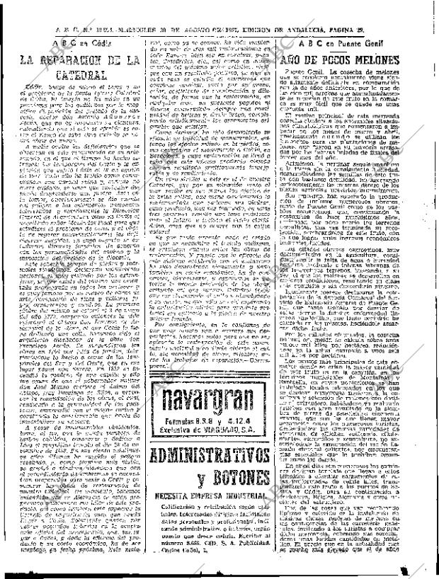ABC SEVILLA 30-08-1967 página 29