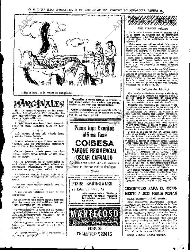 ABC SEVILLA 30-08-1967 página 31