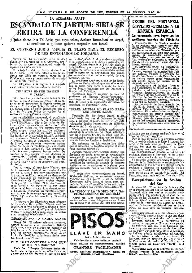 ABC MADRID 31-08-1967 página 29