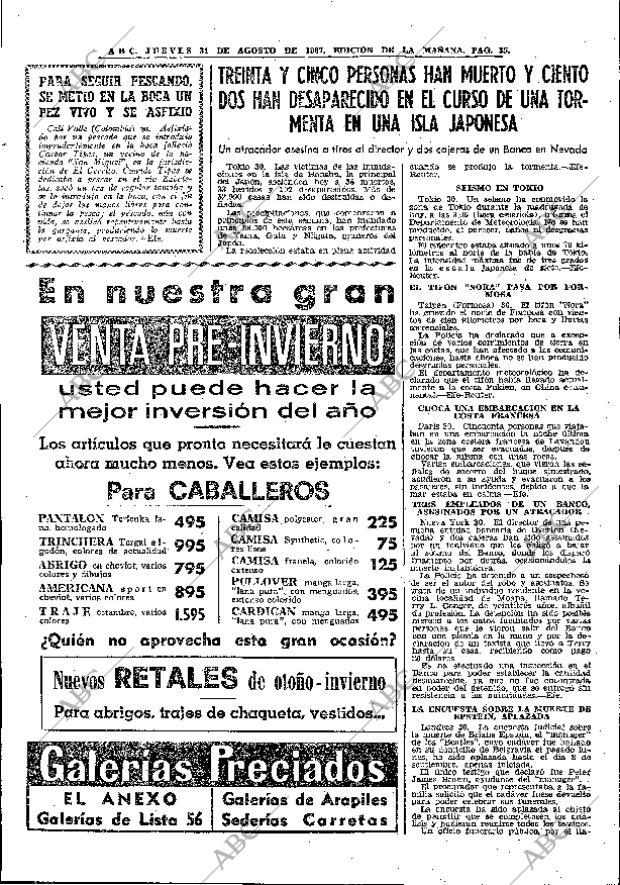 ABC MADRID 31-08-1967 página 35