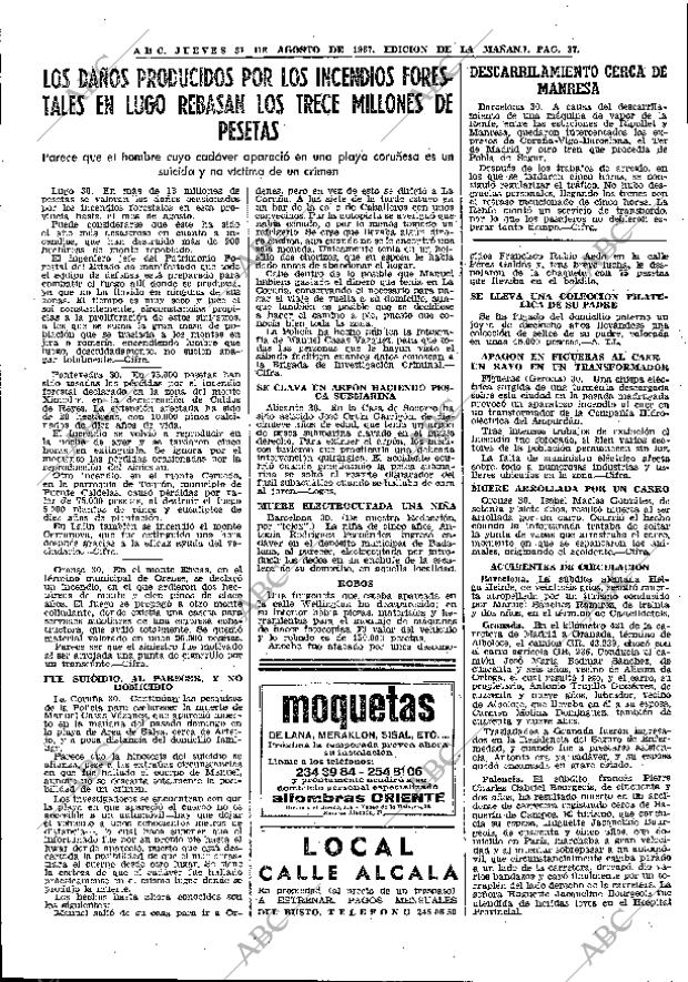 ABC MADRID 31-08-1967 página 37