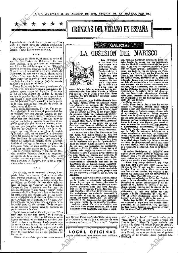 ABC MADRID 31-08-1967 página 39