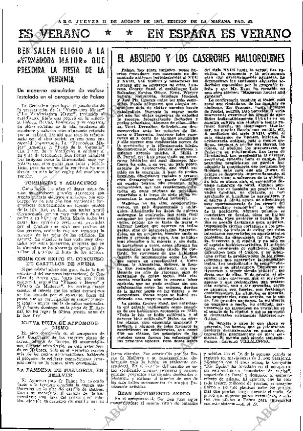 ABC MADRID 31-08-1967 página 41