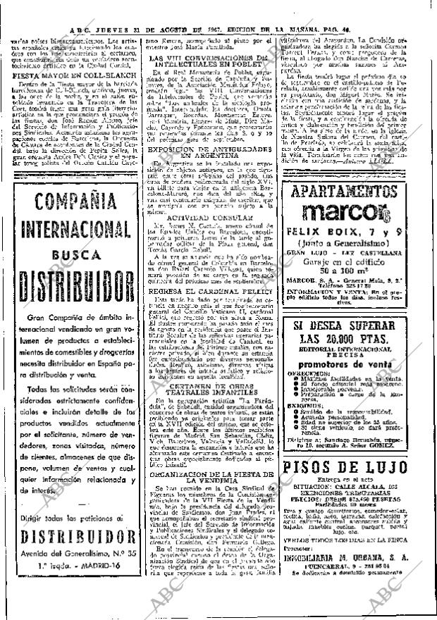 ABC MADRID 31-08-1967 página 46