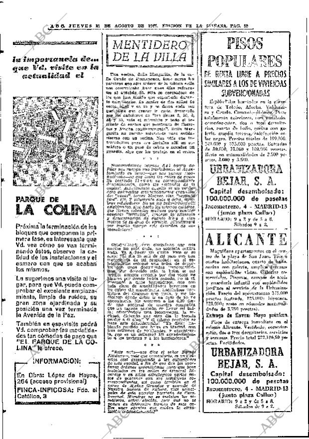 ABC MADRID 31-08-1967 página 52