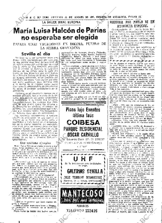 ABC SEVILLA 31-08-1967 página 37