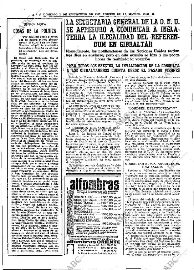 ABC MADRID 03-09-1967 página 45