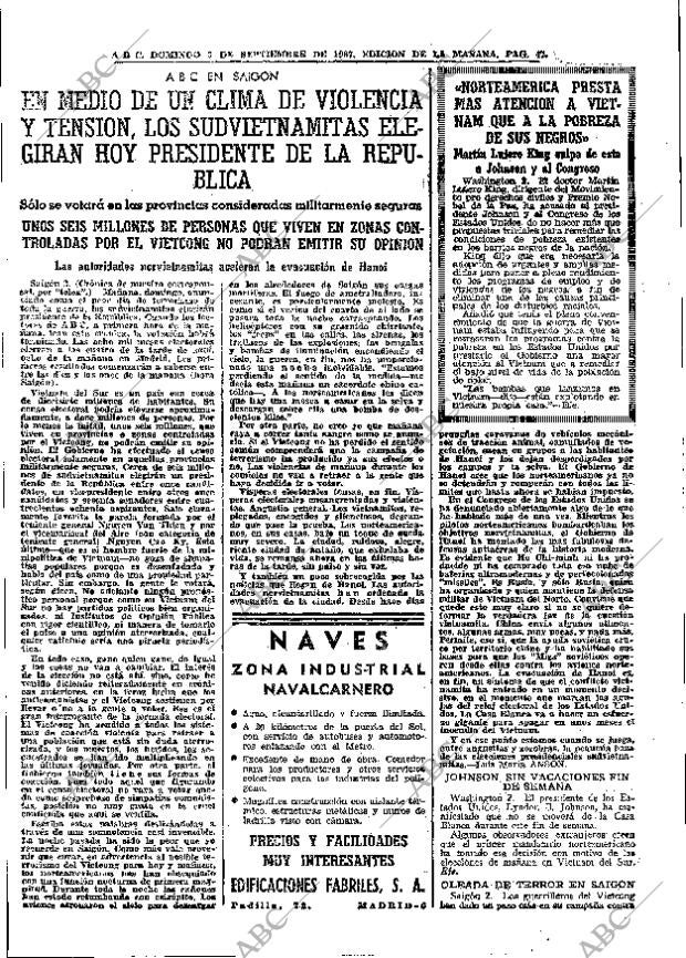 ABC MADRID 03-09-1967 página 47