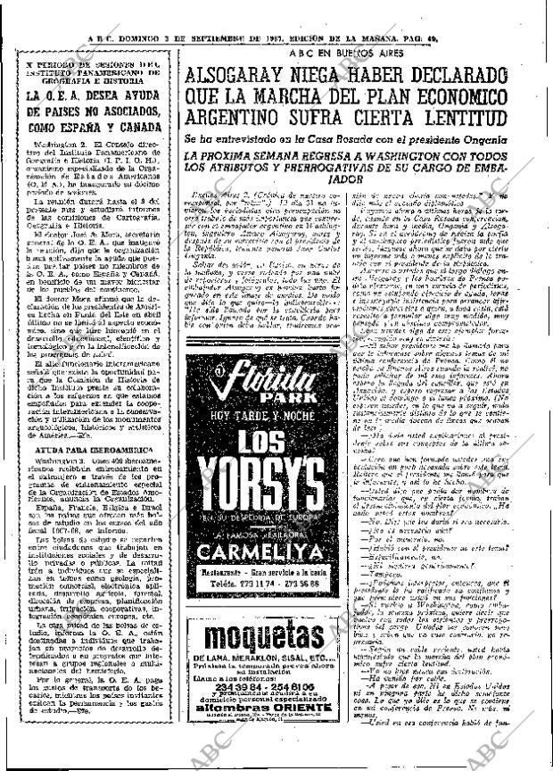 ABC MADRID 03-09-1967 página 49