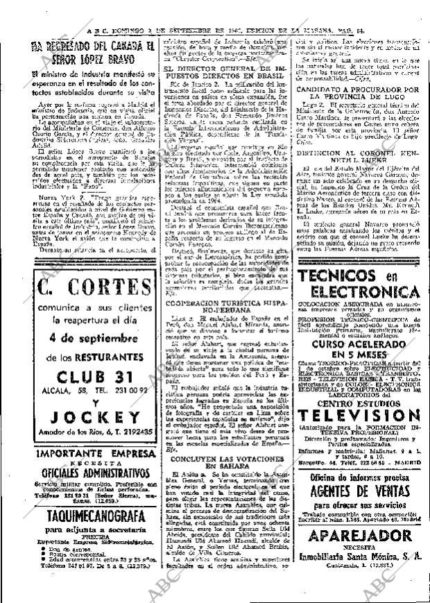 ABC MADRID 03-09-1967 página 54