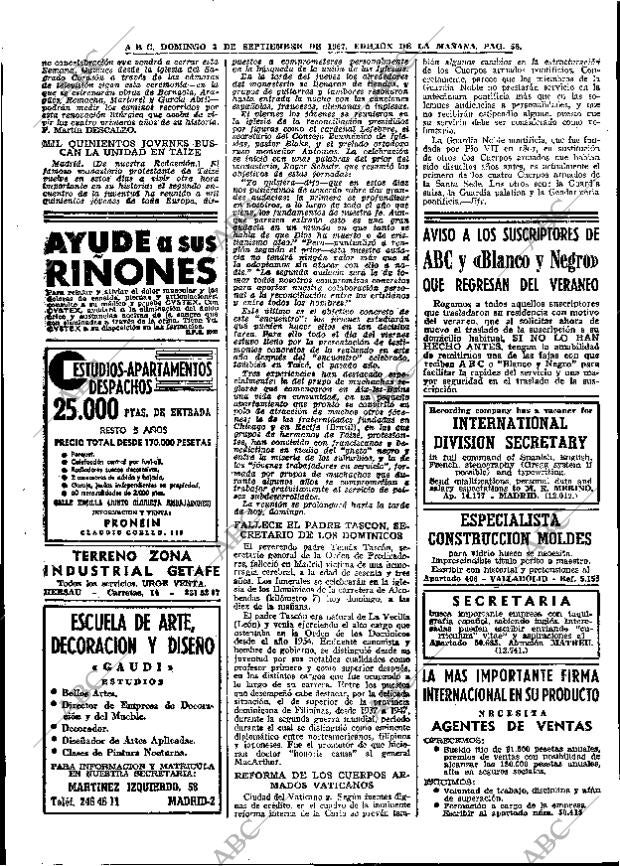 ABC MADRID 03-09-1967 página 56