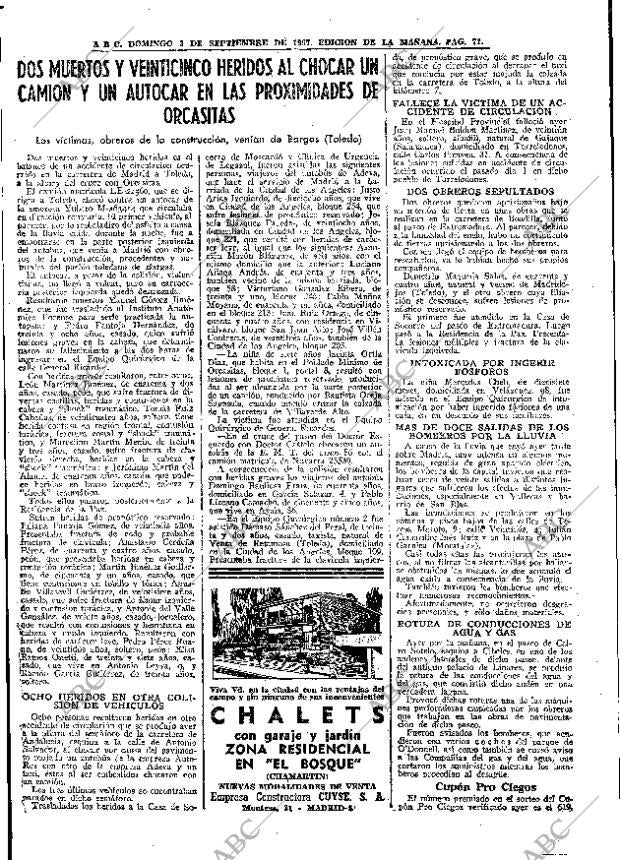 ABC MADRID 03-09-1967 página 71