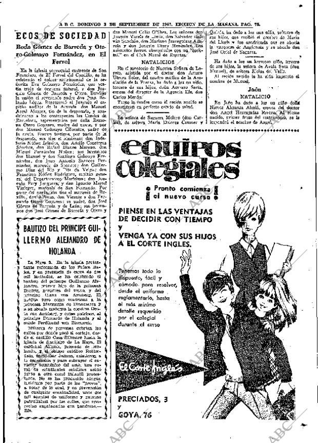 ABC MADRID 03-09-1967 página 75