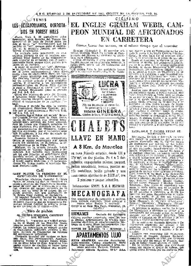 ABC MADRID 03-09-1967 página 84