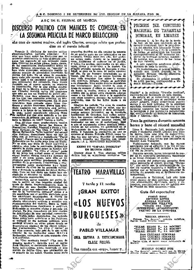 ABC MADRID 03-09-1967 página 90