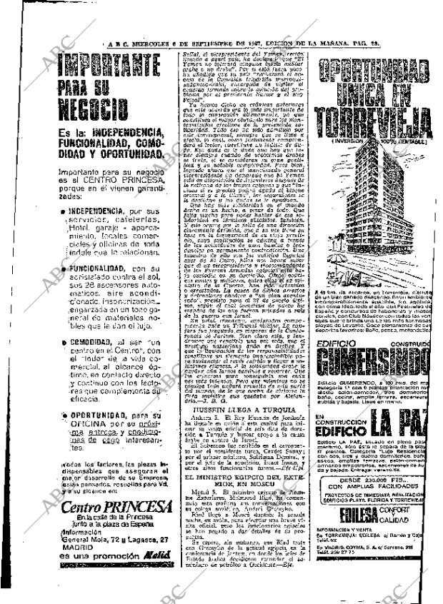 ABC MADRID 06-09-1967 página 28