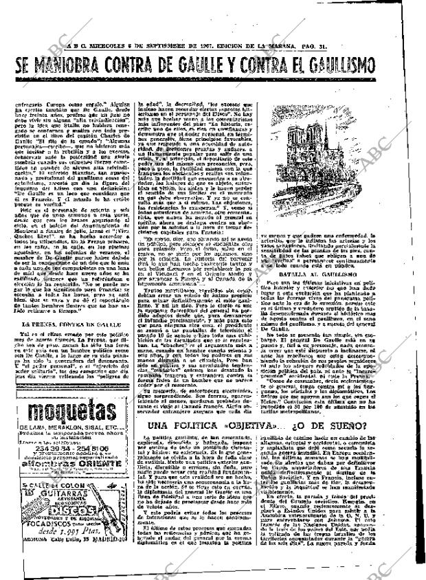 ABC MADRID 06-09-1967 página 31