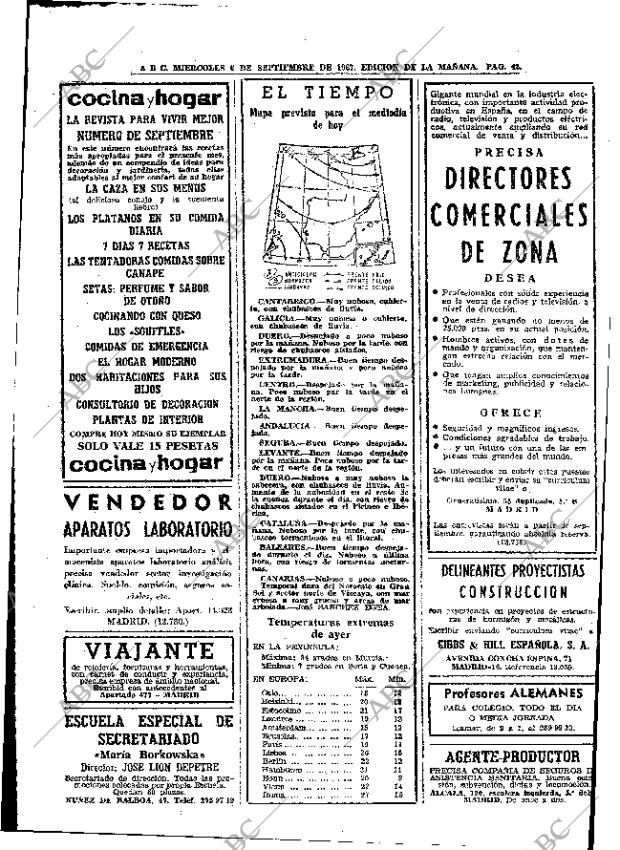 ABC MADRID 06-09-1967 página 42