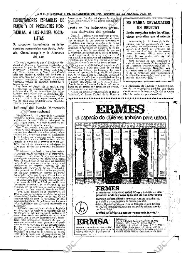 ABC MADRID 06-09-1967 página 59