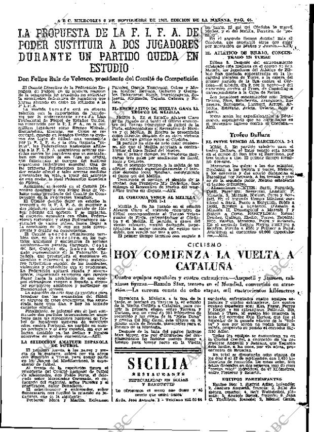 ABC MADRID 06-09-1967 página 65