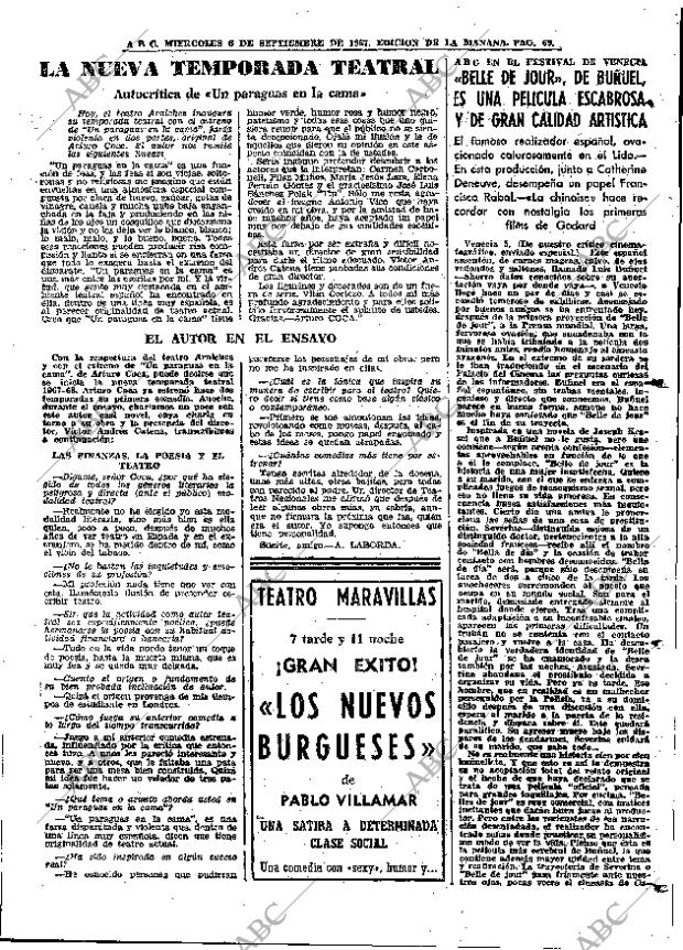 ABC MADRID 06-09-1967 página 69