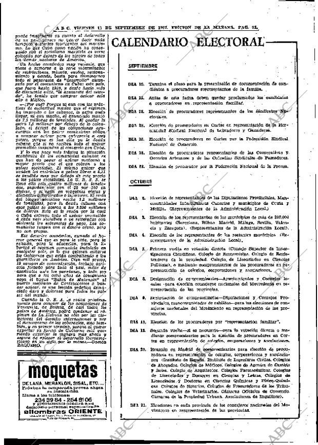 ABC MADRID 15-09-1967 página 25