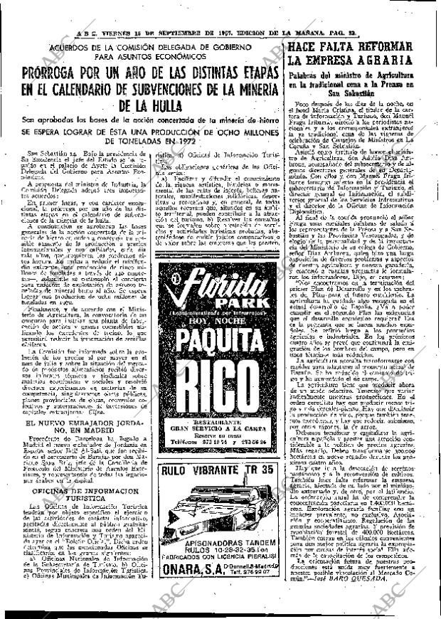 ABC MADRID 15-09-1967 página 33