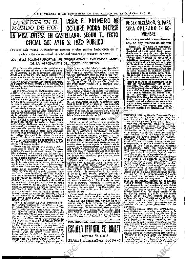 ABC MADRID 15-09-1967 página 35
