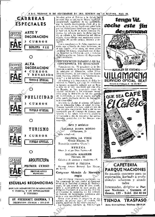 ABC MADRID 15-09-1967 página 58
