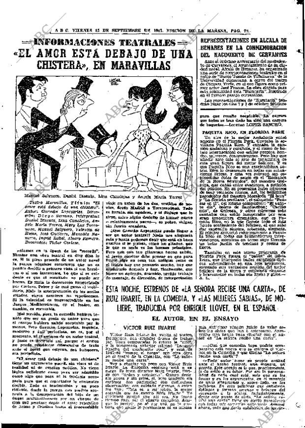 ABC MADRID 15-09-1967 página 73