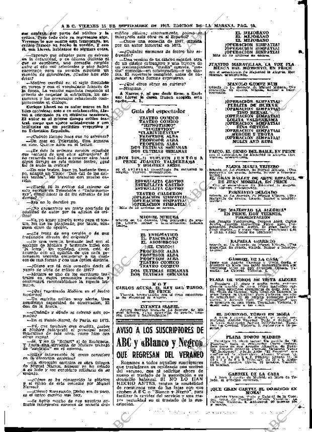 ABC MADRID 15-09-1967 página 75