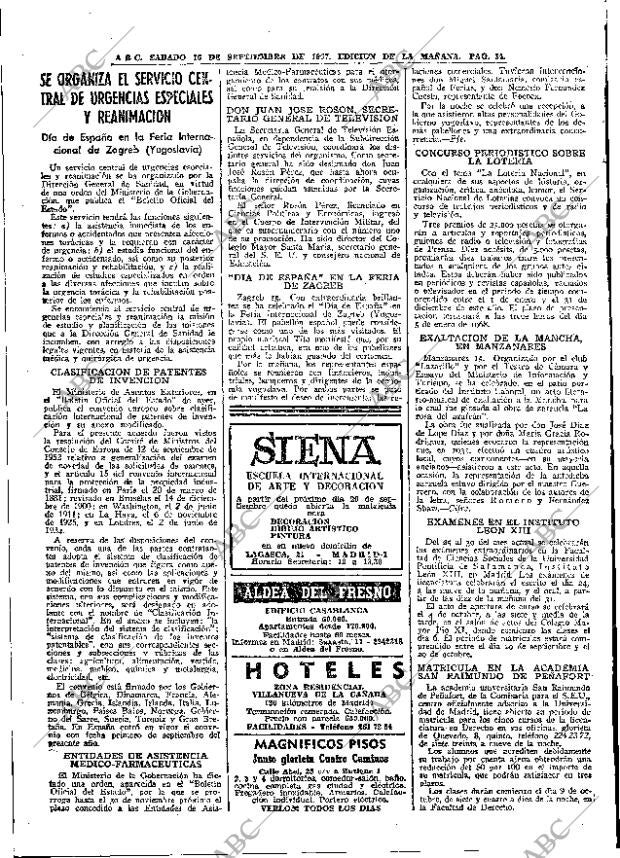 ABC MADRID 16-09-1967 página 34