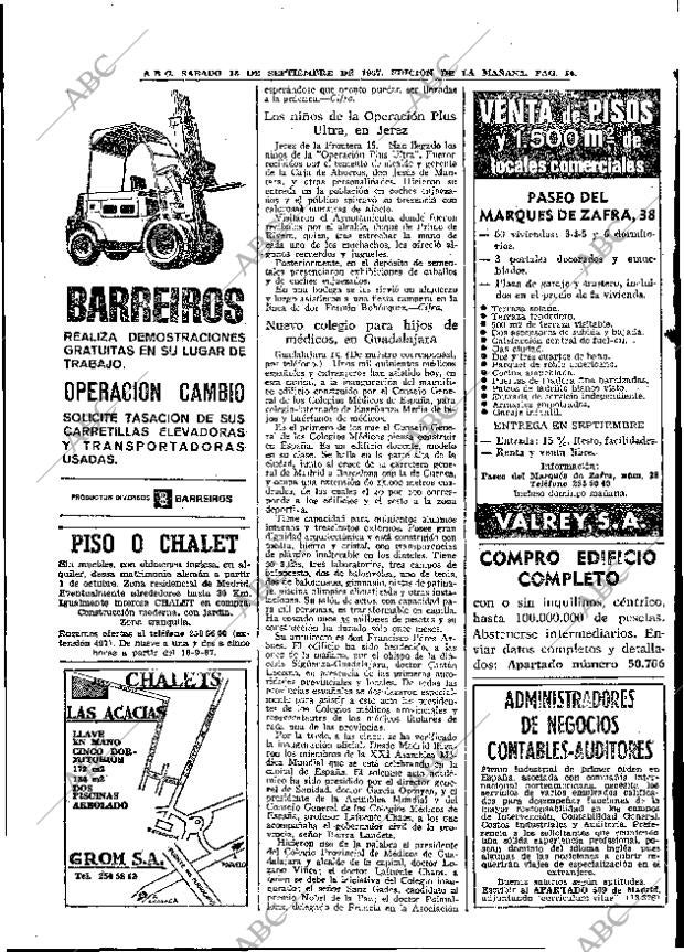 ABC MADRID 16-09-1967 página 54