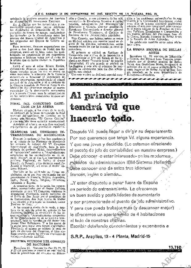 ABC MADRID 16-09-1967 página 59