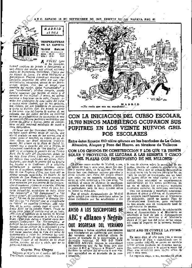 ABC MADRID 16-09-1967 página 65