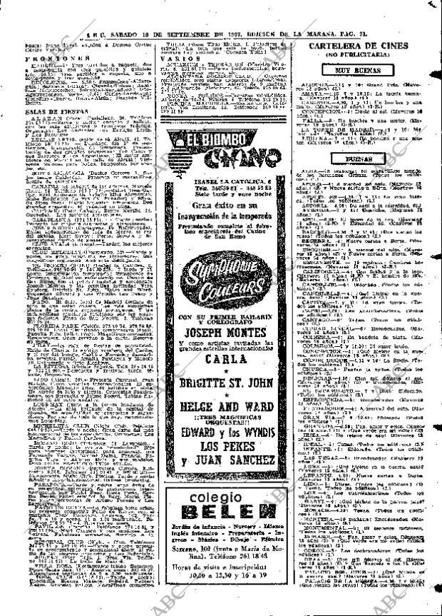 ABC MADRID 16-09-1967 página 91