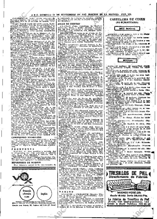 ABC MADRID 17-09-1967 página 103