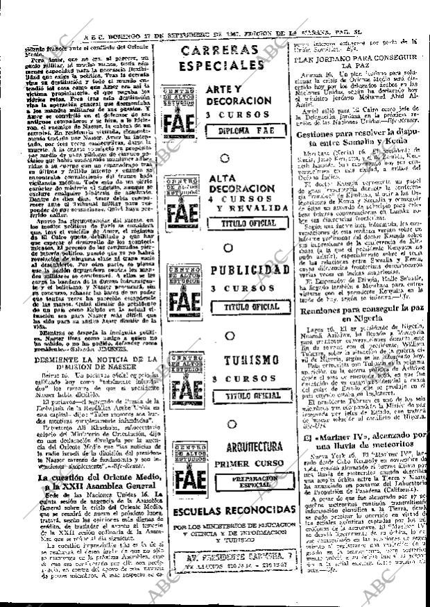 ABC MADRID 17-09-1967 página 54