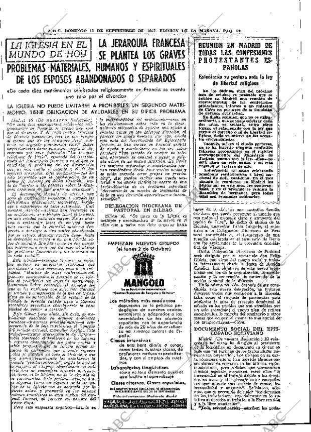 ABC MADRID 17-09-1967 página 59