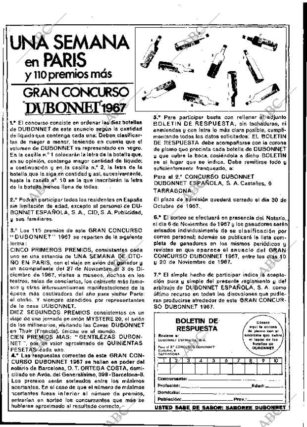 ABC MADRID 17-09-1967 página 6